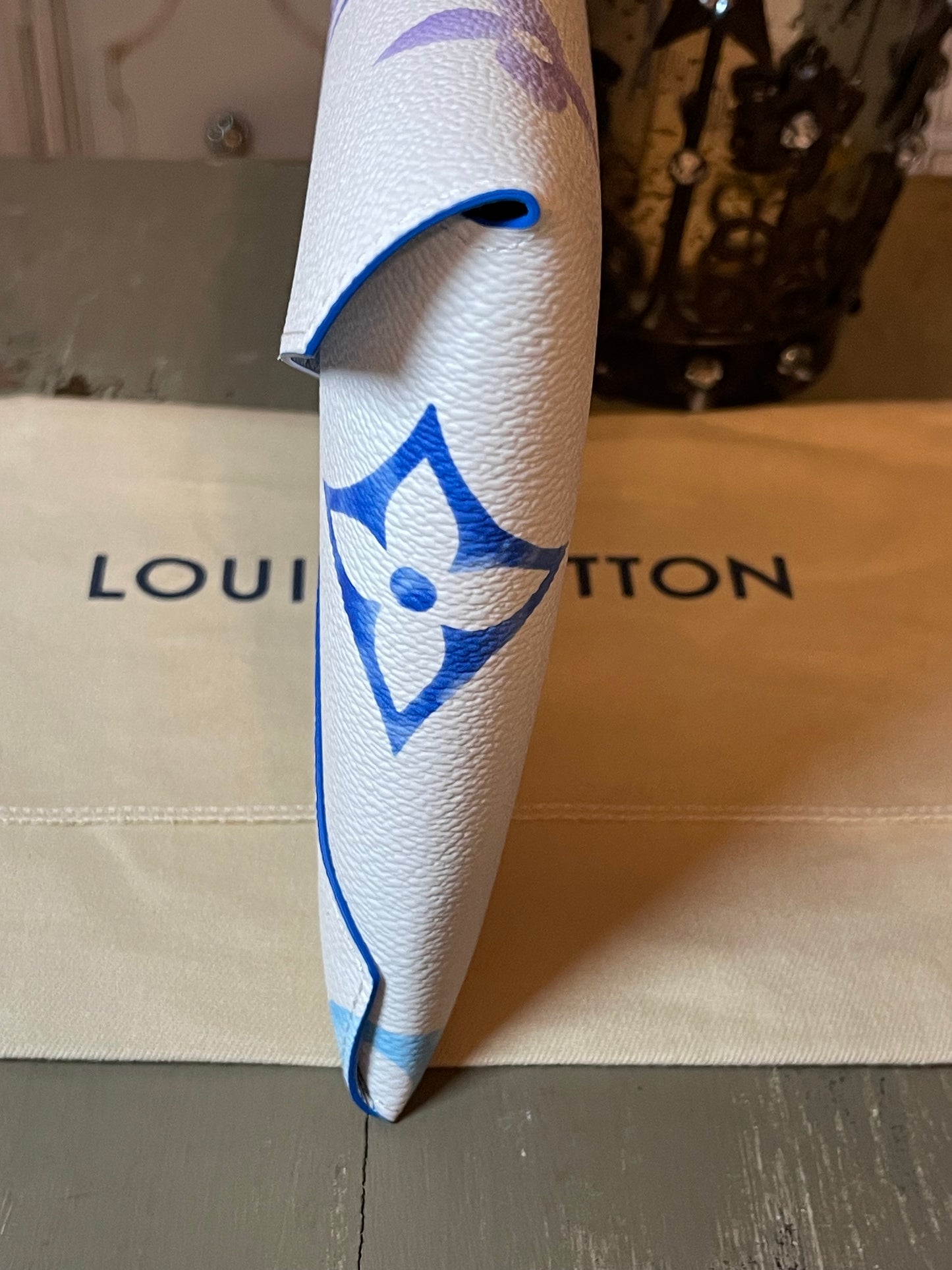 Louis Vuitton Monogram By The Pool Large Kirigami Pochette Blue Watercolor 2023