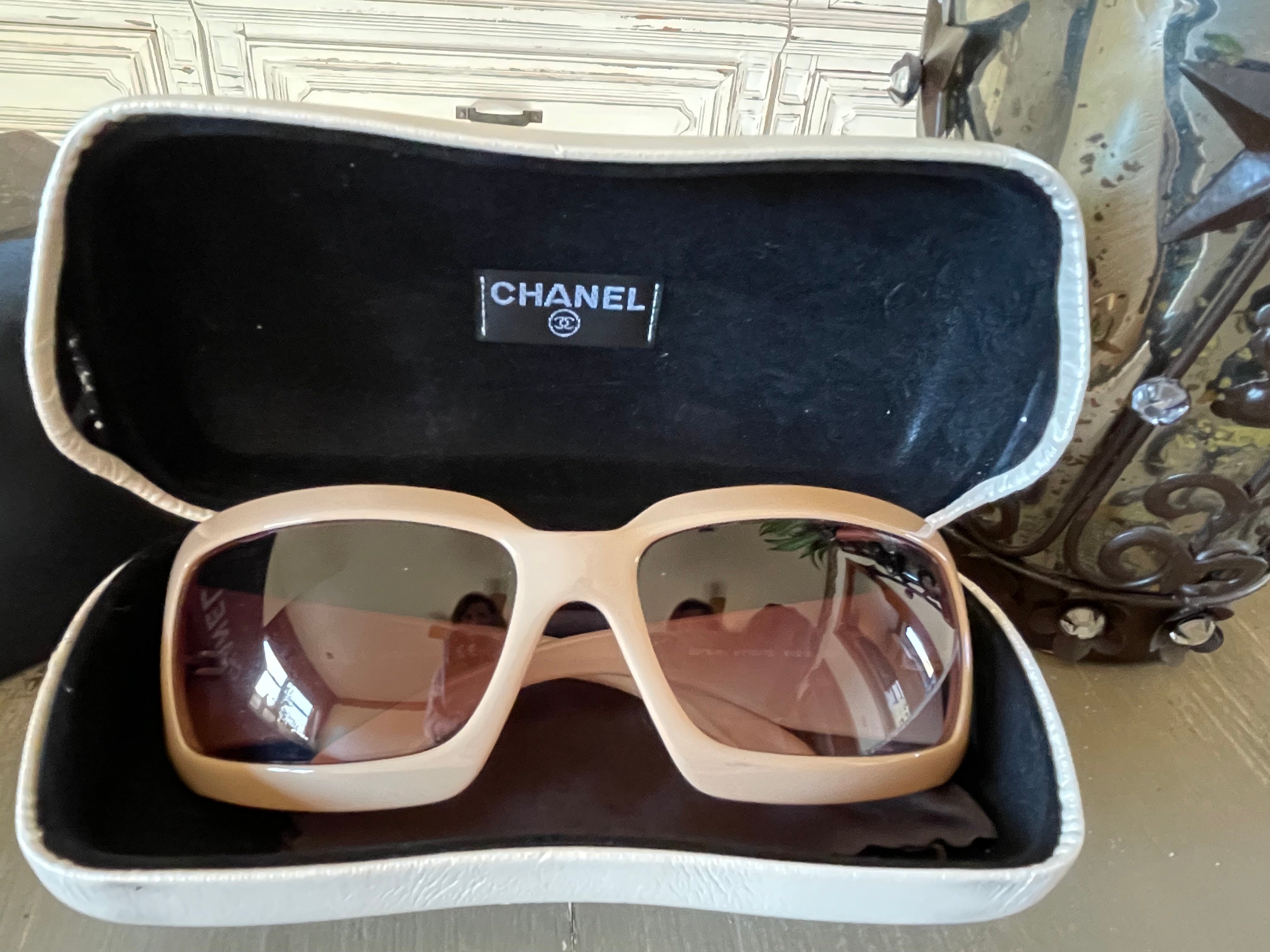 Chanel mother of pearl sunglasses 5076h online